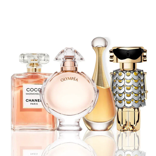 Set 4 Profumi | Coco Chanel + J'Adore + Olympea + Paco Rabanne Fame 100 ml