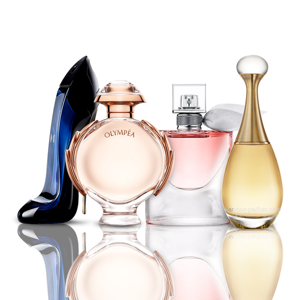 Set 4 Profumi | Good Girl + Olympea + La Vie Est Belle + J'Adore 100 ml